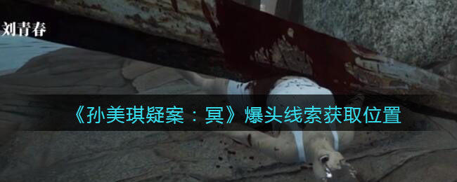 《孙美琪疑案：冥》四级线索——爆头
