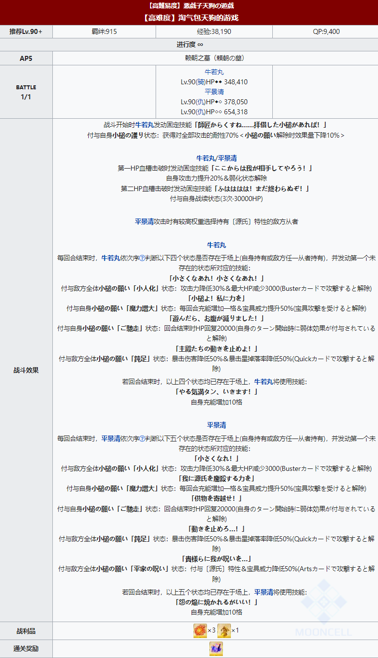 《FGO》淘气包天狗的游戏打法攻略